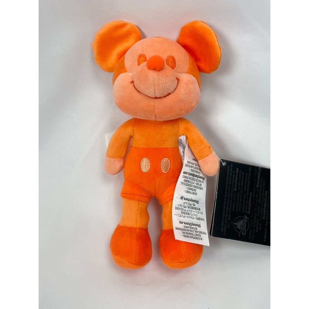 NWT Walt Disney World Nuimos Mickey Mouse Orange Plush Logo Mania Park Hopper